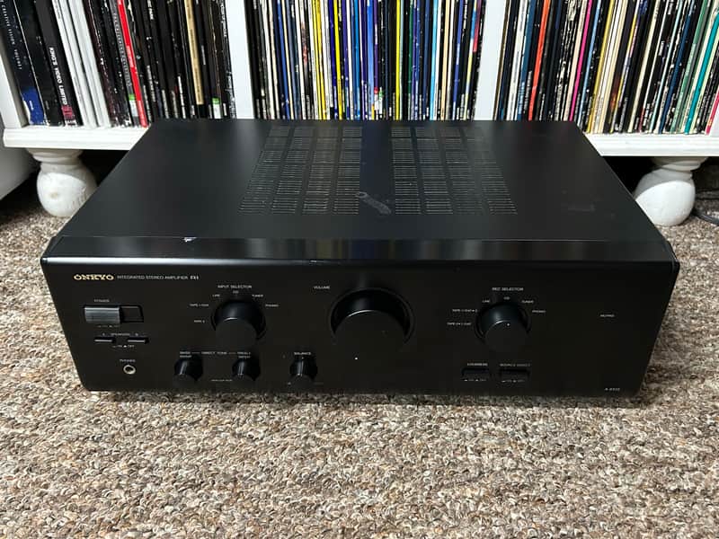 Onkyo A-9310 Integrated Stereo Amplifier R1 Series WORKS - HAS ISSUE - READ image 1