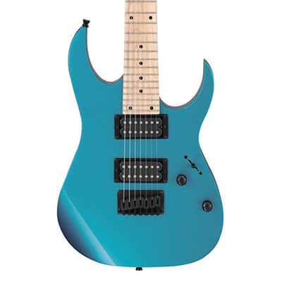 Used Ibanez GRG7221MMLB GIO GRG 7-Str Electric Guitar - Metallic Light Blue image 1