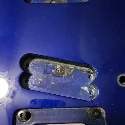 1990 Japan Charvel 275 Deluxe Candy Blue Guitar Body Floyd Ready image 9