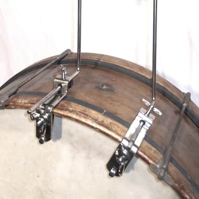(2) Ludwig WFL L Arm Cymbal Holders, Logo Stamped, Nickel Plated - 1940s-50s /  INSPECTED & TESTED image 7