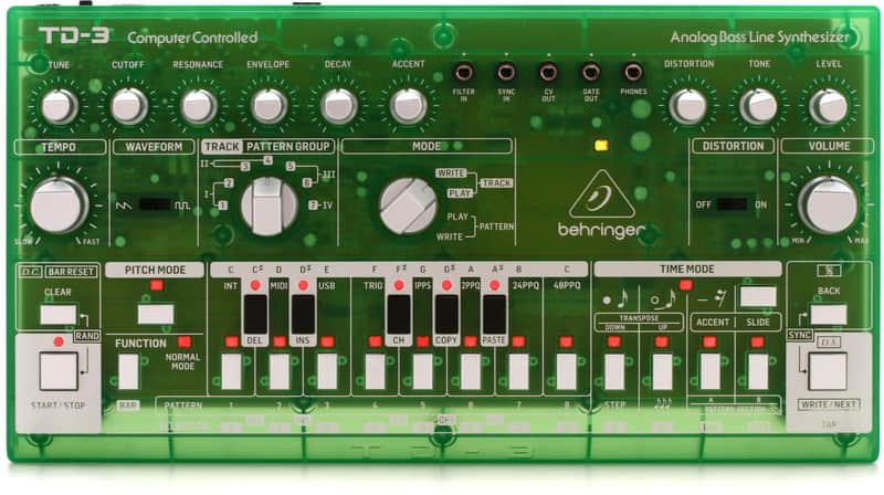 Behringer TD-3 Analog Bass Line Synthesizer | Reverb