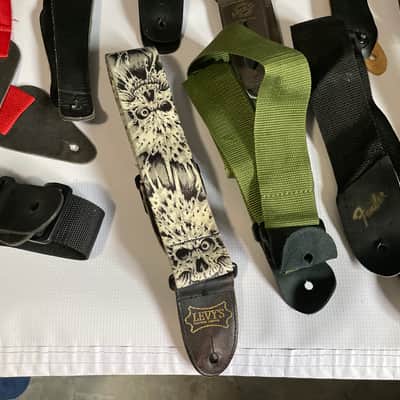 Lot of 16 Used Electric Guitar Straps, Levys, Ernie Ball, Fender Various Designs image 2