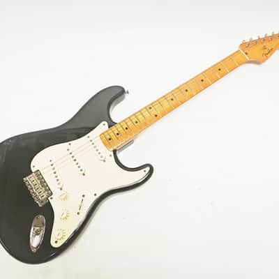 Fender American Vintage 1957 Stratocaster Black Made in USA 2000 Electric Guitar image 1