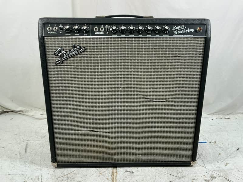 Fender '65 Super Reverb Reissue 4x10" Guitar Combo - Black image 1