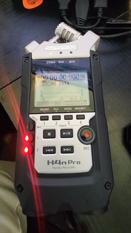 Zoom H4n PRO Handy Digital Multitrack Recorder 2010s - Silver / Black image 1