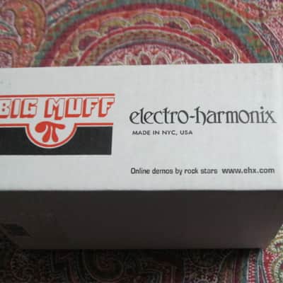 lightly handled - mostly very clean Electro Harmonix EMPTY CARDBOARD BOX and printout copy of Owner's Instructions ONLY for USA Big Muff Reissue (NO Pedal, NO original paperwork) image 18