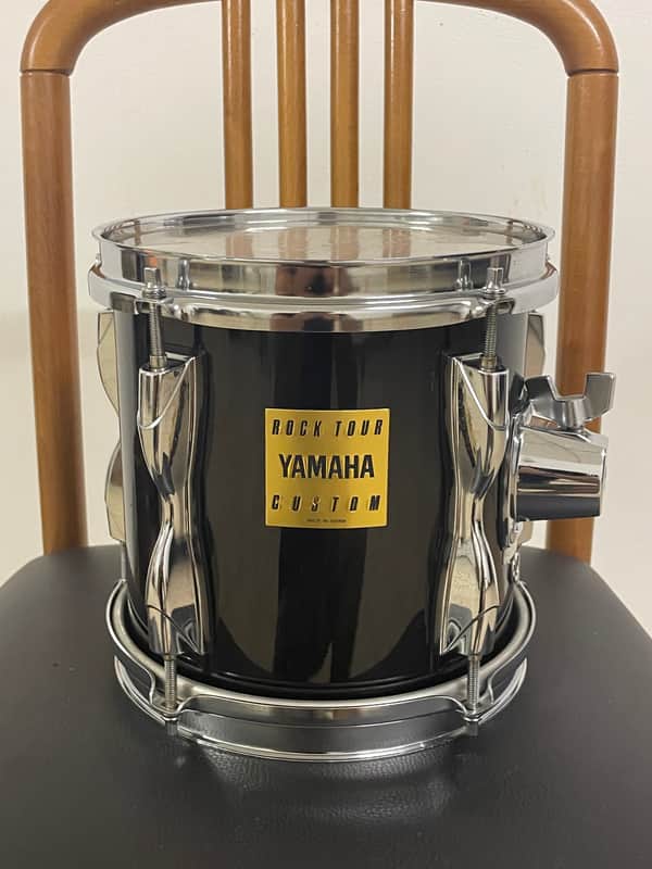 Yamaha  Rock tour custom RTC 8”x 8” 8x8 tom Made in japan black image 1