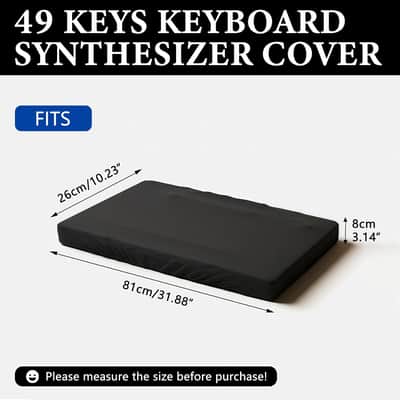 MIDI controller Keyboard Dust Cover, Compatible with Arturia KeyLab 49 Mk3,Essential 49 mk3,Mk2,Luxury Chinlon Anti-dust & Scratch-proof, Smooth Touch & Custom Fit image 2