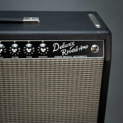 Fender Tone Master Deluxe Reverb Combo Guitar Amplifier w/Cover & Footswitch - Preowned image 5
