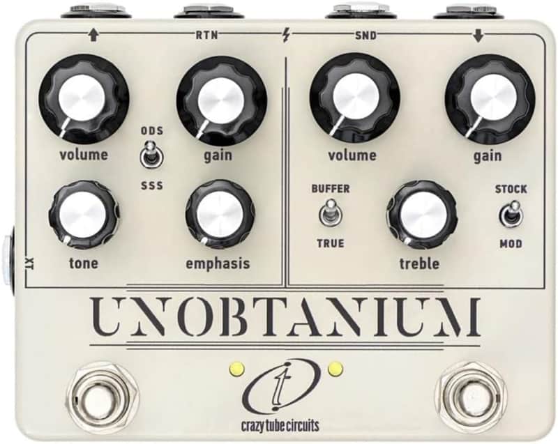 Crazy Tube Circuits Unobtanium Dual Overdrive Effects Pedal image 1