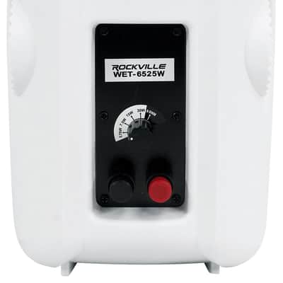 Rockville 6-Zone Commercial/Restaurant Bluetooth Amp+6) White 6.5" Wall Speakers image 7