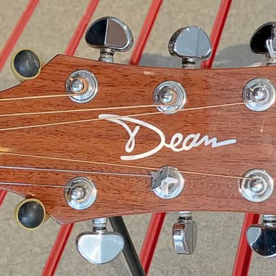 DEAN Performer E GN Spruce Top Mahogany Body Acoustic Guitar EQ-7545 w/Gig Bag image 5