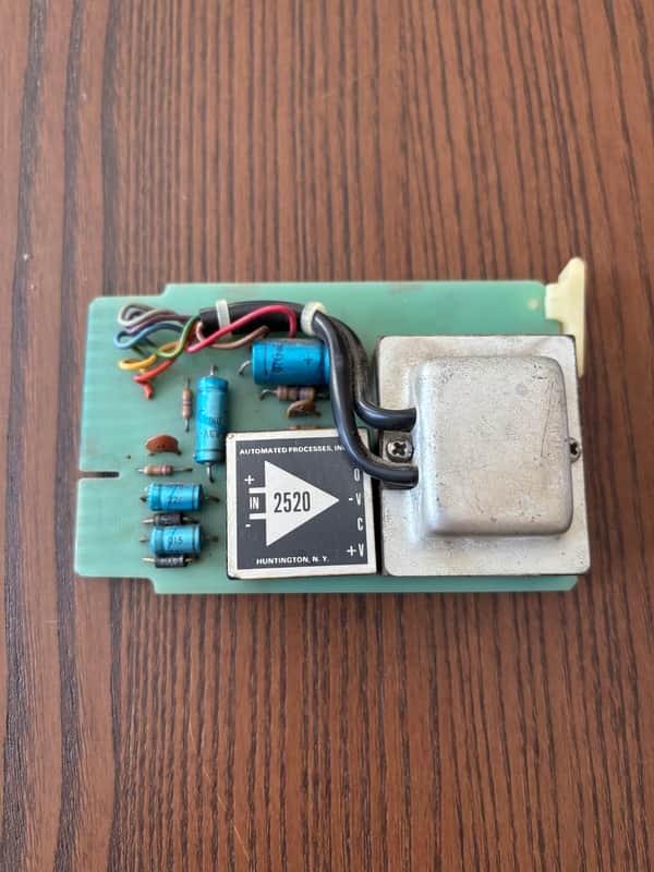vintage API 325 Card with Huntington 2520 | Reverb