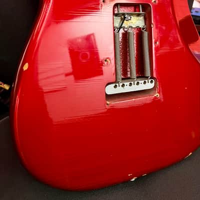 Fender American Vintage '62 Stratocaster 1985 - 1989 - Candy Apple Red image 4