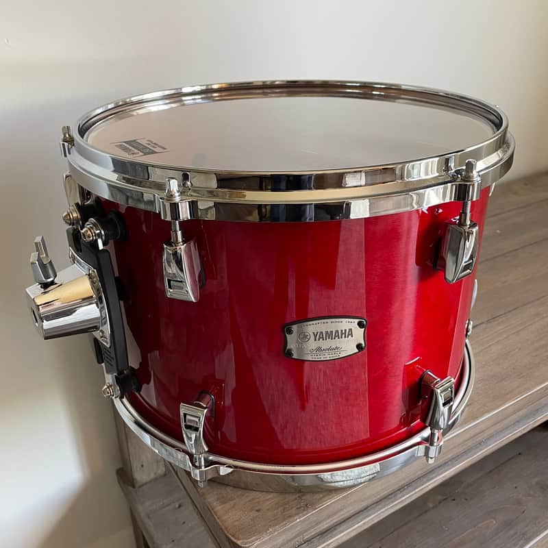 Yamaha AMT-1309 Absolute Hybrid Maple 13x9" Rack Tom 2014 - Present - Red Autumn image 1