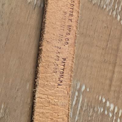 Bobby Lee Sottile Mfg Co Guitar Strap Vintage 1970s Black NOS Excellent! image 7