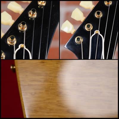 Gibson Custom Shop ‘58 Korina Explorer Black Guard Reissue Natural 2022 w/OHSC image 12