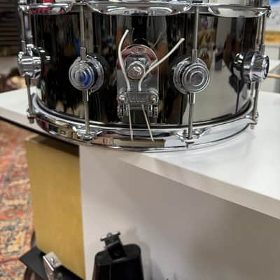 DW Collectors Nickel Over Brass Snare Drum 14x6.5 image 3