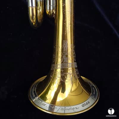 F.E. Olds & SonSuper Recording Los Angeles offset valves trumpet gamonbrass Bild 2