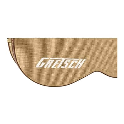 Gretsch G2420T Tweed Hard Shell Case with Center Storage Compartment and Plush Interior for Streamliner Electric Guitar (Brown) image 6