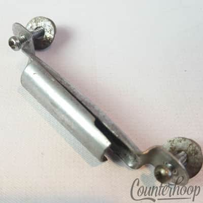 Slingerland Marching Snare Drum Key Holder Mount Nickel Parade Vintage 50s 2 3/8 image 2