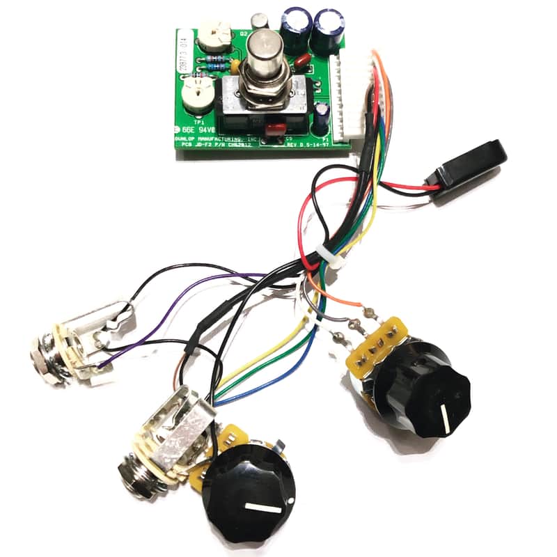 Dunlop Fuzz Face JDF2 Guitar Pedal Guts Circuitry Project | Reverb