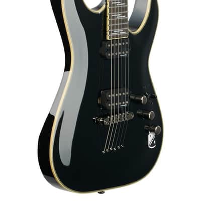 Schecter C-1 Blackjack Electric Guitar Gloss Black image 9
