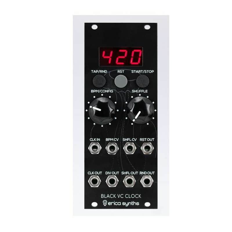 Erica Synths Black VC Clock v2 Clock Generator Module image 1