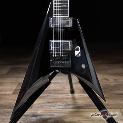 ESP LTD Arrow-1007B Evertune Baritone 7-String Fishman Fluence Guitar – Black image 2