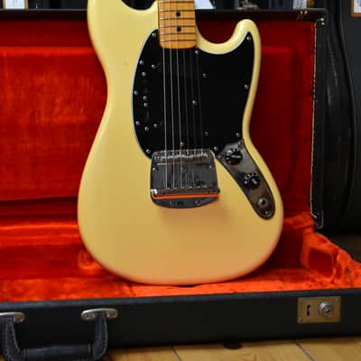1978 Fender Mustang Olympic White w/OHSC & Paperwork image 10