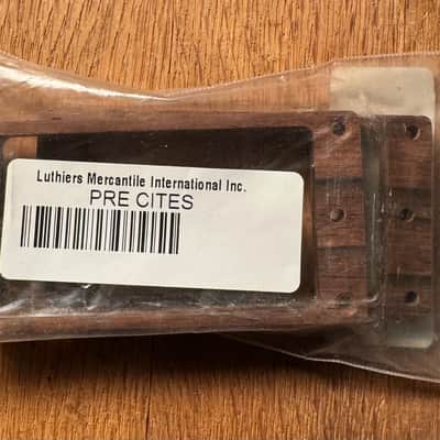 Luthiers Merchantile EHRTMRK - NOS - Madagascar Rosewood Tall Humbucker pickup Ring - 1 Pair image 2