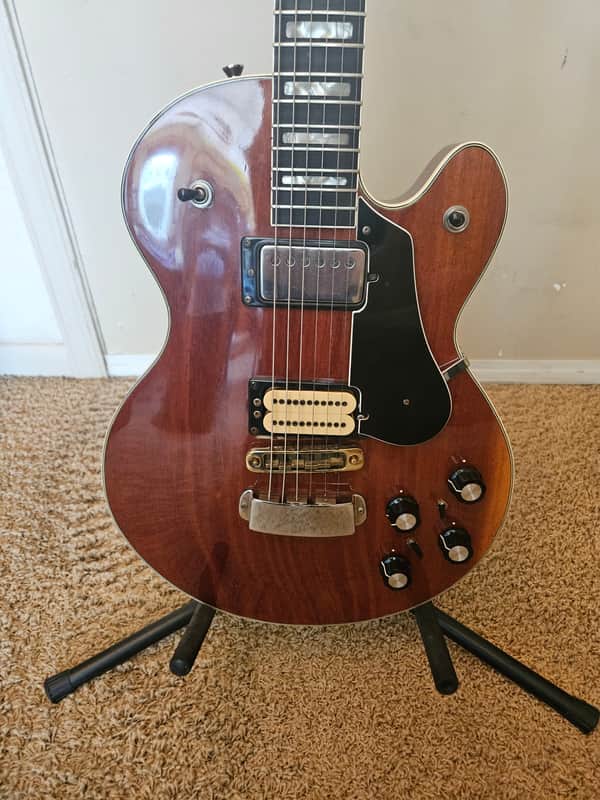 Hagstrom Swede 1970s - Mahogany w/ hard case image 1