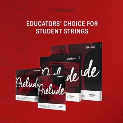 D'Addario Prelude Violin String Set | 1/4 Scale (Medium Tension) image 5