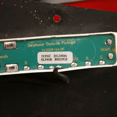 Fender Musicmaster II refinished string-thru modification 1966 Red image 25
