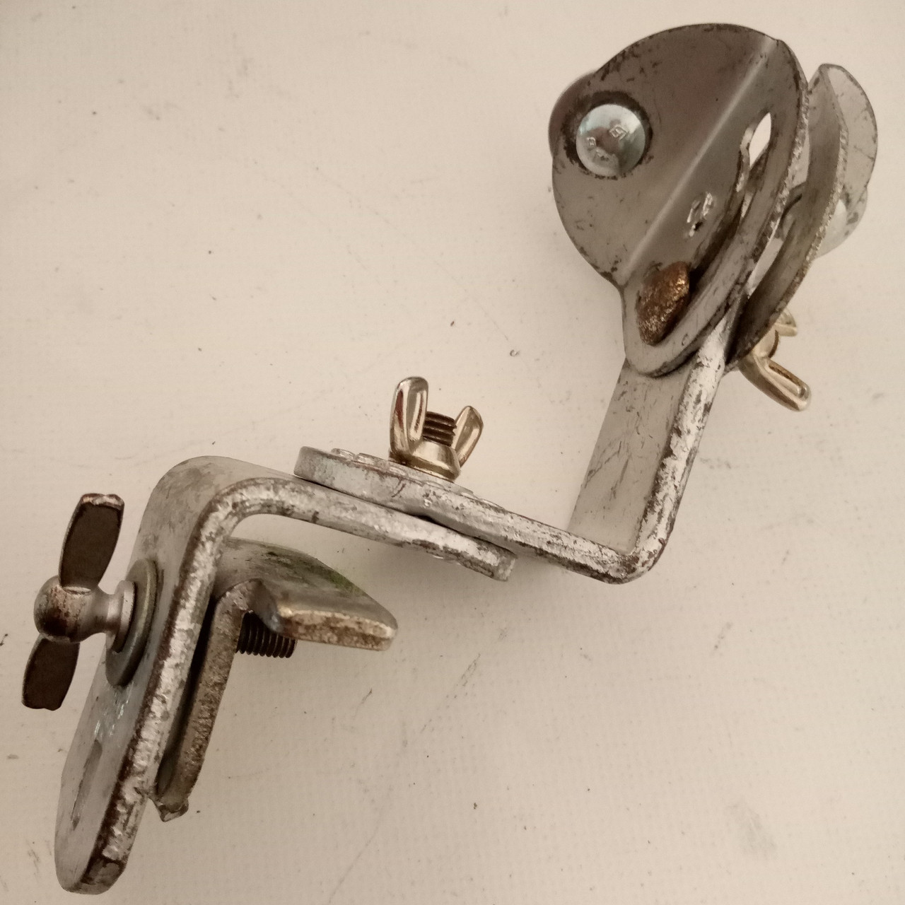 Slingerland Clamp-On Ratchet Tom Mount Bass Drum Wood-Hoop Radio King 50s #1285 — main photograph