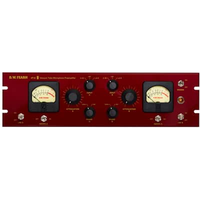 D.W. Fearn VT-2 Dual-Channel Tube Microphone Preamp image 1