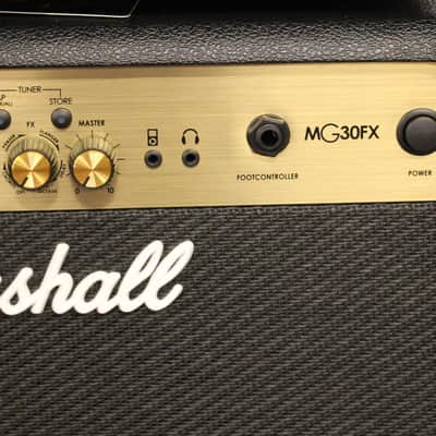 Marshall Gold MG30GFX 30 Watt Guitar Amplifier Combo Black image 2