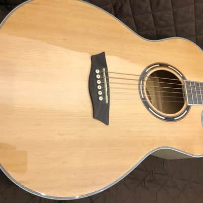 Washburn AG40CEK Grand Auditorium Spruce Top Flame Maple 6-String Acoustic-Electric Guitar w/Hard Case image 9