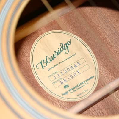Blueridge BR60T tenor guitar with pickup 2011 Natural image 3