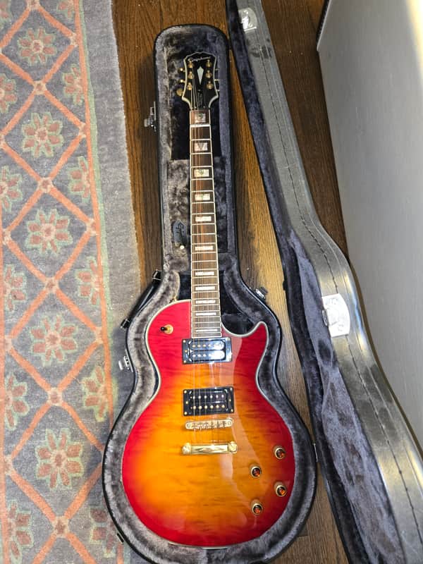 Epiphone Les Paul Custom Prophecy Plus GX 2012 - 2019 - Heritage Cherry Sunburst image 1
