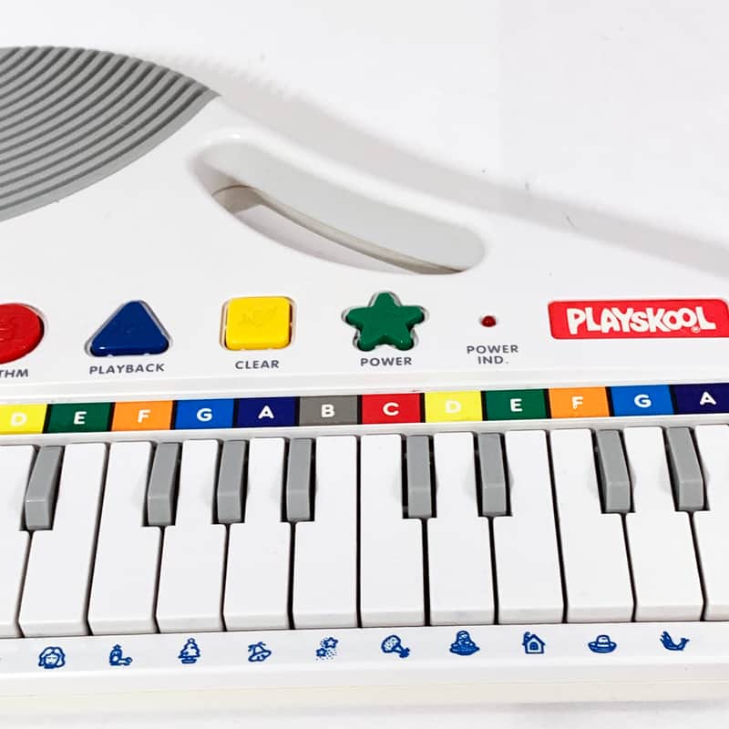 Vintage Playskool Kid Keys PS-635 Keyboard Synth Toy Circuit Bending Project Tested Works 1993 Audio image 1