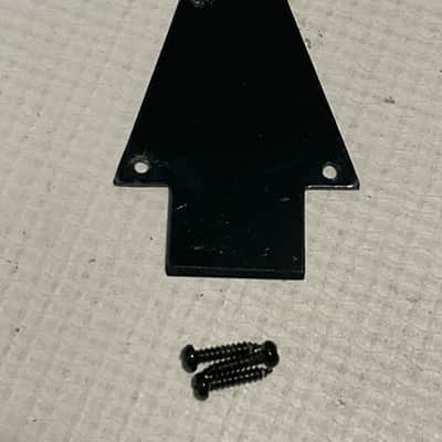 2000's Korean Ibanez S & RG Series Electric Guitar Black Truss Rod Cover 1 Ply image 1