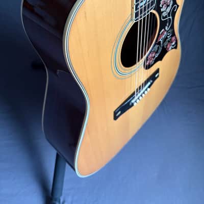 1977 Yamaha FG-401W – MIJ, Ebony fingerboard & Bridge, Excellent image 9