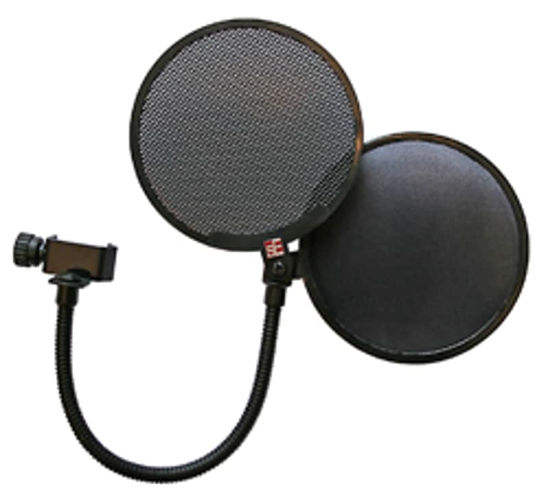 SE Electronics DUAL-PRO-POP Dual Pro Pop Filter Metal and Fabric Professional Microphone Pop Shield image 1