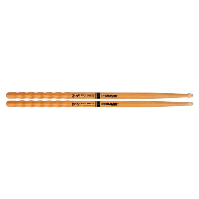 ProMark Hickory Glenn Kotche ActiveWave 570 Wood Tip Drum Stick image 1