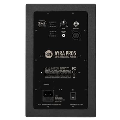 RCF Ayra Five 5" Active 2-Way Studio Monitor Reference Speakers Pair w Stands image 6
