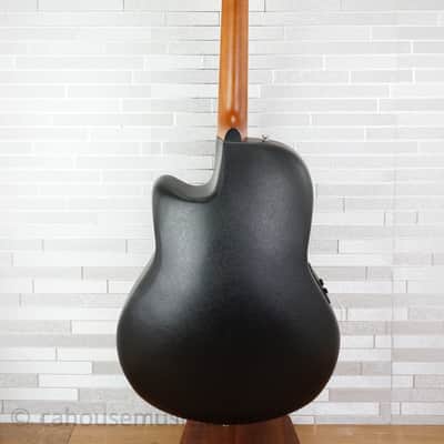 Ovation AB24-5S Applause Standard Mid-Depth Acoustic Guitar - Black Satin image 14