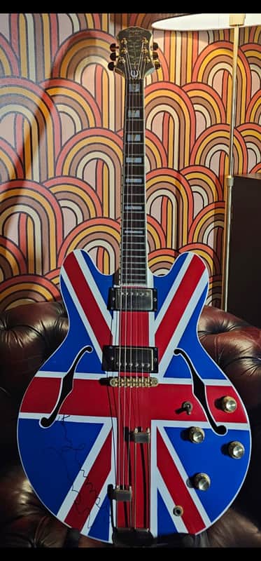Epiphone Sheraton  NOEL GALLAGHER CUSTOM SIGNED…! WITH CERTIFICATE OF AUTHENTICY!! image 1
