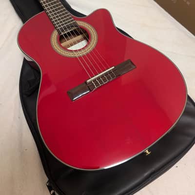 Ibanez GA35TCE Thinline Cutaway Nylon-String Classical Acoustic-Electric Guitar + Ibanez Gig Bag image 3