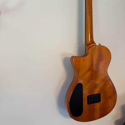 Cordoba Stage Nylon-String Electric Guitar Natural Amber image 5